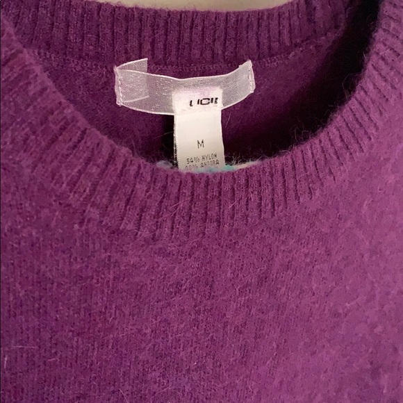Purple Angora Sweater - Picture 2 of 4